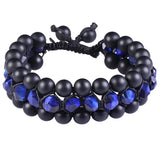 Reiki Healing Prayer Agate Bracelet Natural Crystal Beads