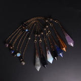 Reiki Healing Spiritual Wicca Pendulum Charm Jewelry for Men Women