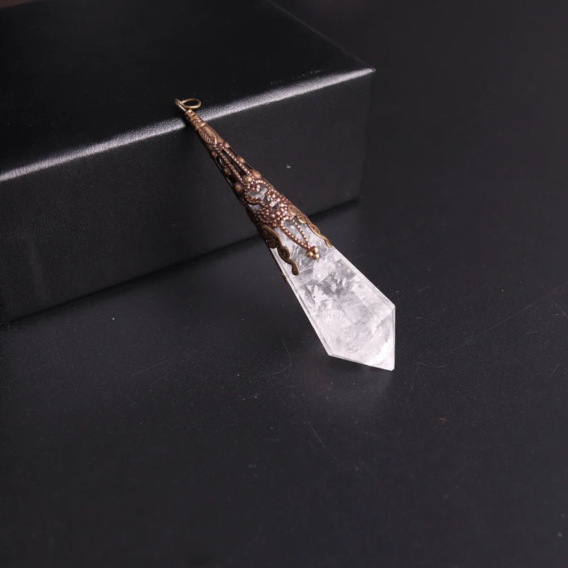Reiki Healing Spiritual Wicca Pendulum Charm Jewelry for Men Women