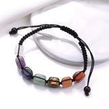 Reiki Healing Stone 7 Chakra Bracelet Meditation Jewelry