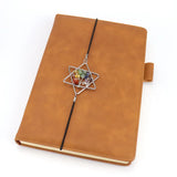Reiki Healthy Gravel Stone Crystal Hexagram Bookmark