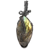 Labradorite Tree Of Life Pendant for DIY Jewelry Making