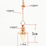 Reiki Pendule De Pendant Men Healing Pyramid Spiritual Pendulums