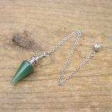 Reiki Rose Quartzs Cone Pendulum Pendant