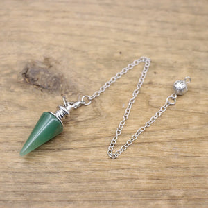 Reiki Rose Quartzs Cone Pendulum Pendant