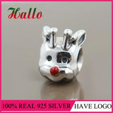 Reindeer Christmas Charm Bead for Bracelets