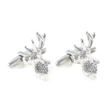 Stags Head Cufflinks for Father's Wedding