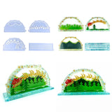 Christmas Reindeer Sled Silicone Mold for Resin Crystal Epoxy Night Light