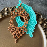 Relief Frame Silicone Epoxy Resin Plaster Mould Cake Mold