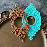 Relief Frame Silicone Epoxy Resin Plaster Mould Cake Mold