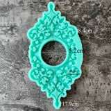 Relief Frame Silicone Epoxy Resin Plaster Mould Cake Mold