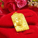 Men's Buddha Pendant in Yellow Plating