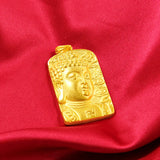 Men's Buddha Pendant in Yellow Plating