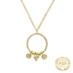 Religion Jewelry Tassel Charms Circle Pendant Necklace