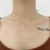 Religion Jewelry Tassel Charms Circle Pendant Necklace