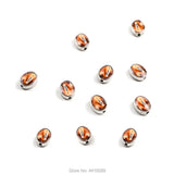 Religious Alloy Bead Picture Saint Holy Figures Oval Shape Catholic Beads