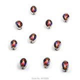 Religious Alloy Bead Picture Saint Holy Figures Oval Shape Catholic Beads