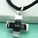 Religious Belief Cross Pendant Necklace 925 Silver Necklace