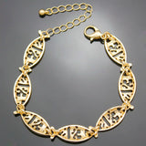 Catholic Church Jesus Fish Charm Bracelet Women Men Jewelry