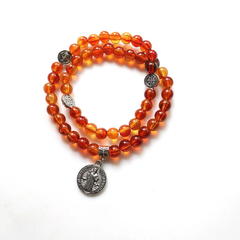 Catholic Exorcism Saint Benedict Beads Bracelet