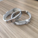 Religious Christian Stainless Steel Bracelet