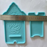 Religious Elephant Phone Stand Silicone Resin Mold