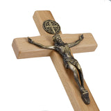 Religious Cross Crucifix Statue Hanging Wall Catholic Figurine