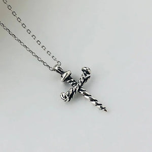 Religious Jewellery 925 Sterling Silver Cross Pendant Necklace