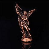 Religious Michael Angel Zinc Alloy Statue