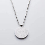 God Necklace Men Stainless Steel Pendant Arab Jewelry
