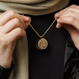 God Necklace Arabic Calligraphy Pendant Ramadan Gift Water-Resistant