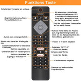Replacement Remote Control for 4K Smart LED TV