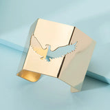 Punk Metal Cuff Bangles Wide Open Bracelets Statement Alloy Bangle Jewelry