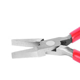 Wire Drawing Plier Red Handle Jewelry Making Flat Nose Plier