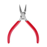 Wire Drawing Plier Red Handle Jewelry Making Flat Nose Plier