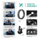 Front Wheel & Tires Set for 500-980 Series, Anti-Slip Parts
