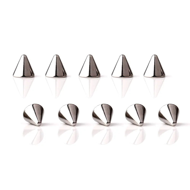 Replacement Spikes Cone Body Jewelry 16G 14G Pack of 10