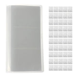 50pcs Sealing Bag Display PVC Portable Jewelry Storage Book Necklace Ring