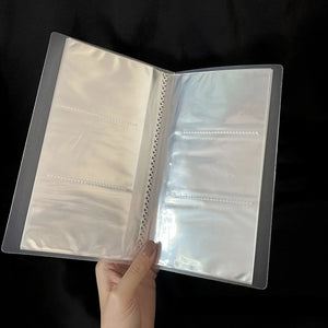 50pcs Sealing Bag Display PVC Portable Jewelry Storage Book Necklace Ring