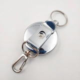 Steel Wire Rope Elastic Keychain Sporty Retractable Alarm Key chain