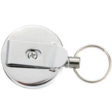 Resilience Steel Wire Rope Elastic Keychains Sporty Retractable Alarm Keychain