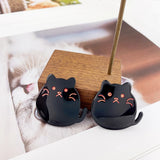 Resin Ackley Cat Brooch DIY Earrings Material Bag Pendant