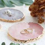 Resin Agate Jewelry Tray Storage Creative Decoration Organizer