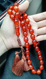 Resin Amber Prayer Beads Rosary Muslim Car Hanging Islam Tasbih