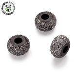 Resin Large Hole Beads 14x8mm for Necklaces Bracelets 50pcs
