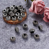 Resin Large Hole Beads 14x8mm for Necklaces Bracelets 50pcs