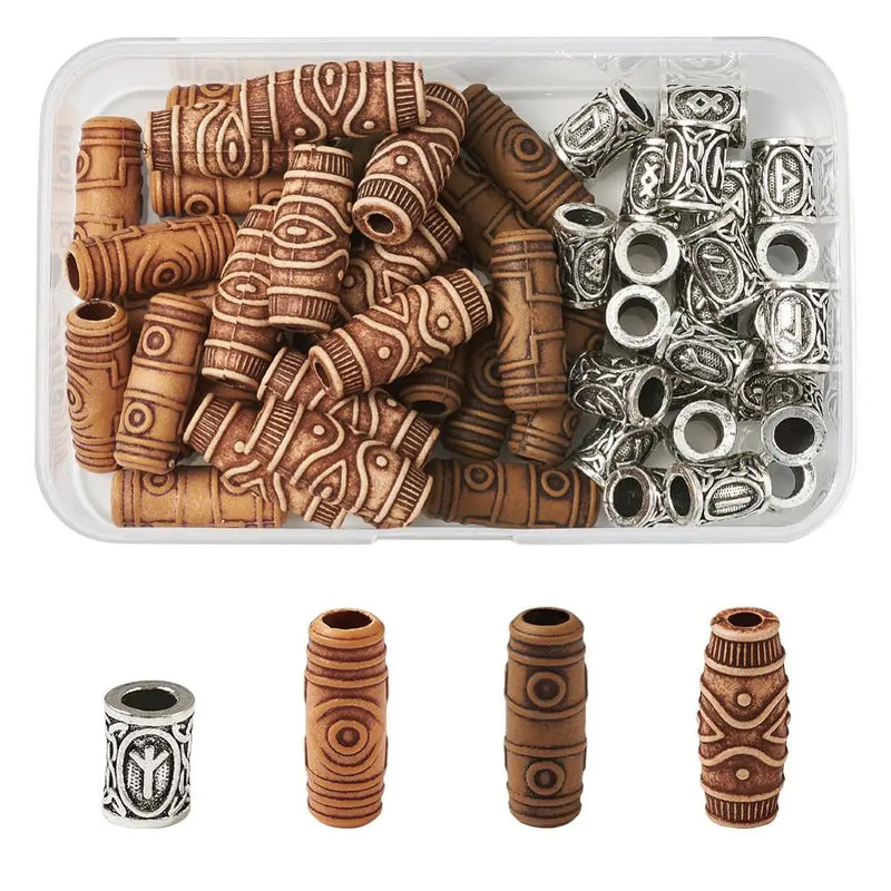 Resin & Tibetan Alloy Beads for Jewelry Making