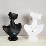 Resin Bust Jewelry Display Stand Organizer Props Home Decor