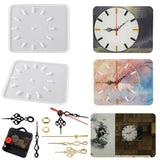 Resin Casting Clock Silicone Mould for DIY Clock Epoxy Craft