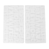 2 Pack Letter Number Silicone Mold for Resin Keychains
